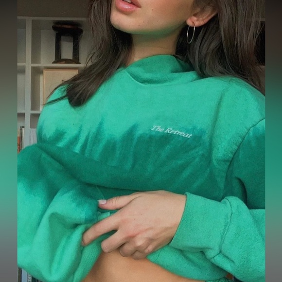 The Retreat Fresh Greens Sweatshirt (size small) - Picture 3 of 7